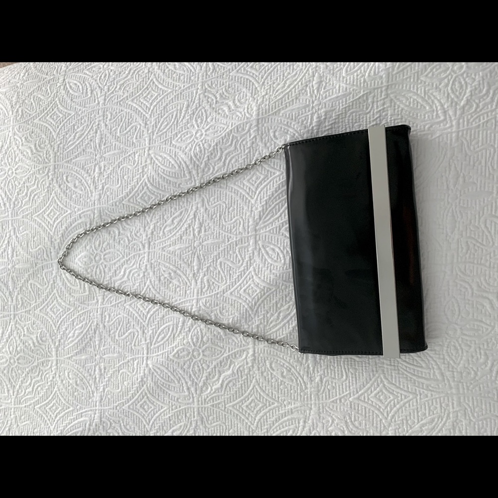 Steve Madden Classic Black Clutch